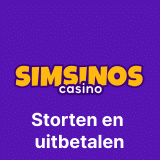 Simsinos Storten en uitbetalen